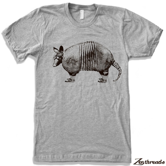 Mens ARMADILLO T Shirt custom color printed tee Etsy