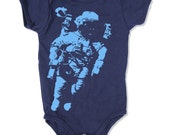 Baby One-Piece SPACE Astronaut -  american apparel (2 Color Options) - FREE Shipping