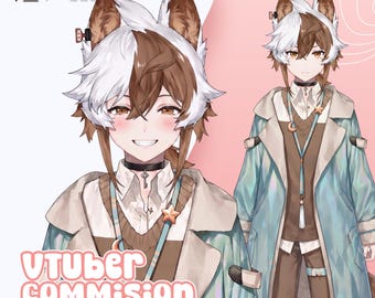 Custom Live2D Anime Vtuber Model Commission | Fully Rigged | VTube Studio Ready | Twitch YouTube