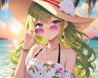 Custom Anime Manga Character | Custom Anime PFP | Original Anime Art | for Personalized Twitch Avatar | Social Media Profile Icon| pfp icon