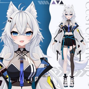 Custom VTuber Avatar | 3D VRoid Model Commission | Custom VRoid Model Commission | VTuber Avatar Ready to Use | Custom Vroid Model Avatar