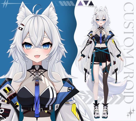 Custom VTuber Avatar | 3D VRoid Model Commission | Custom VRoid Model Commission | VTuber Avatar Ready to Use | Custom Vroid Model Avatar