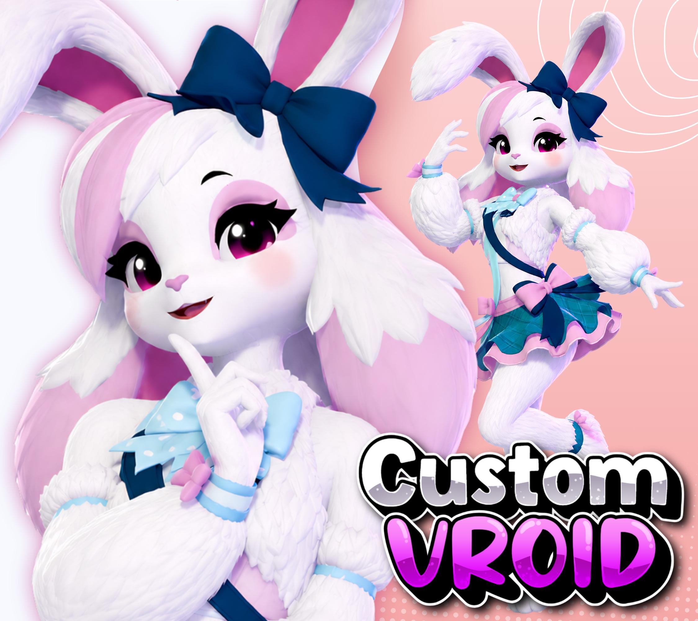 Custom Furry Vtuber Model Commission | Vroid 3D Avatar (VRM Ready) - Etsy