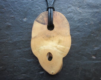 Unique Natural Wood Pendant - Elder - Honour Your Inner Crone.