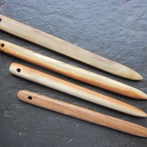 Large Nalbinding Needles, Various Wood Types. Size 12cm 17cm. MULTI-BUY DISCOUNT image 2