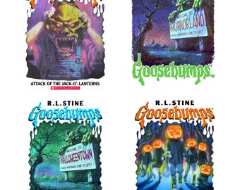 Bundle R.L.Stine Goosebumps Halloween Png, Horror Book Png, Bundle halloween Png, Horrorland Png, Goosebumps Png, Goosebumps Halloween Png