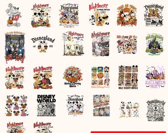 Mouse And Friend Halloween 2025 Png Bundle, Not So Scary Png, Family Halloween Shirts Png, Halloween Trip, Halloween Png, Fall Png