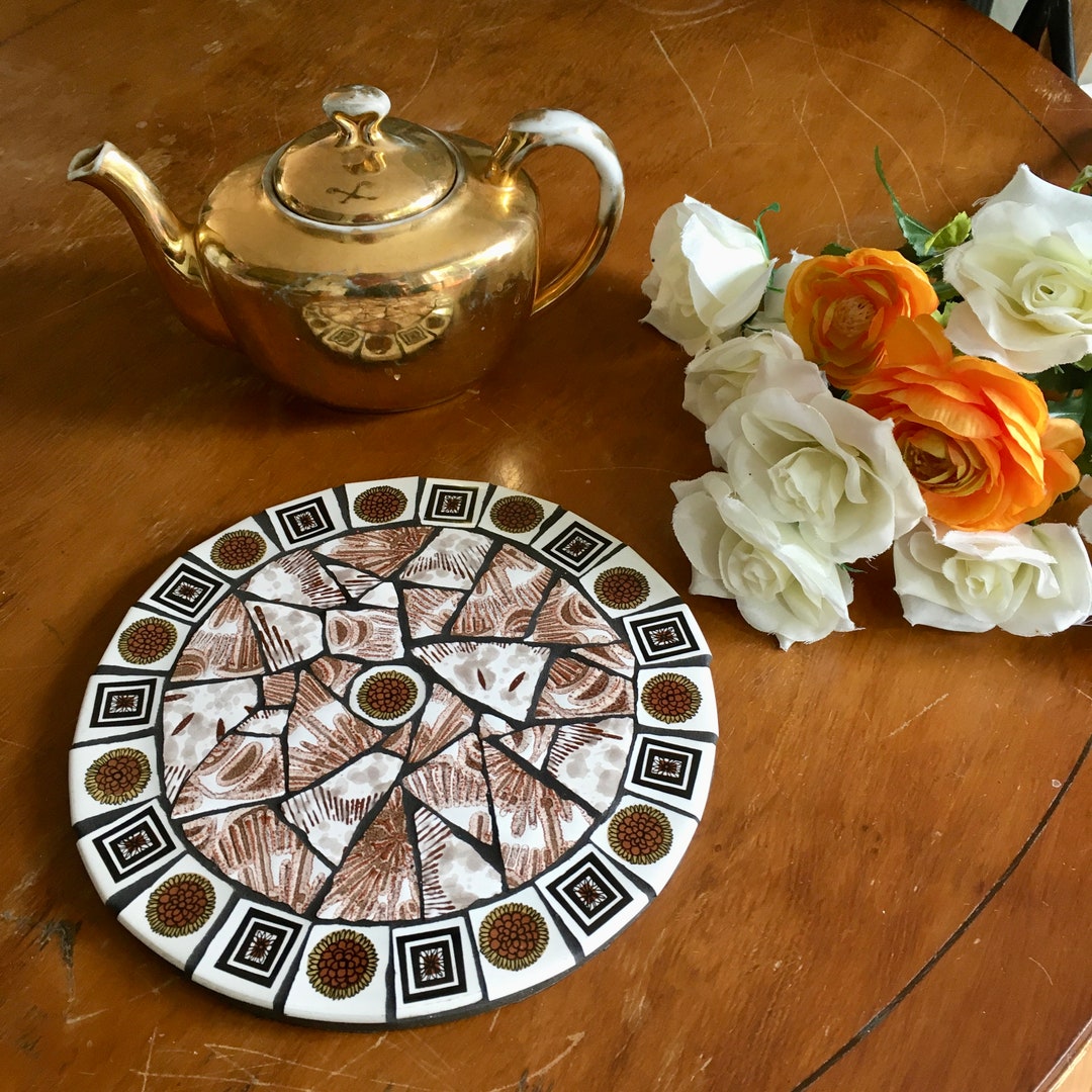 Pot Stand Mosaic Pot Stand Teapot Stand Mosaic Etsy