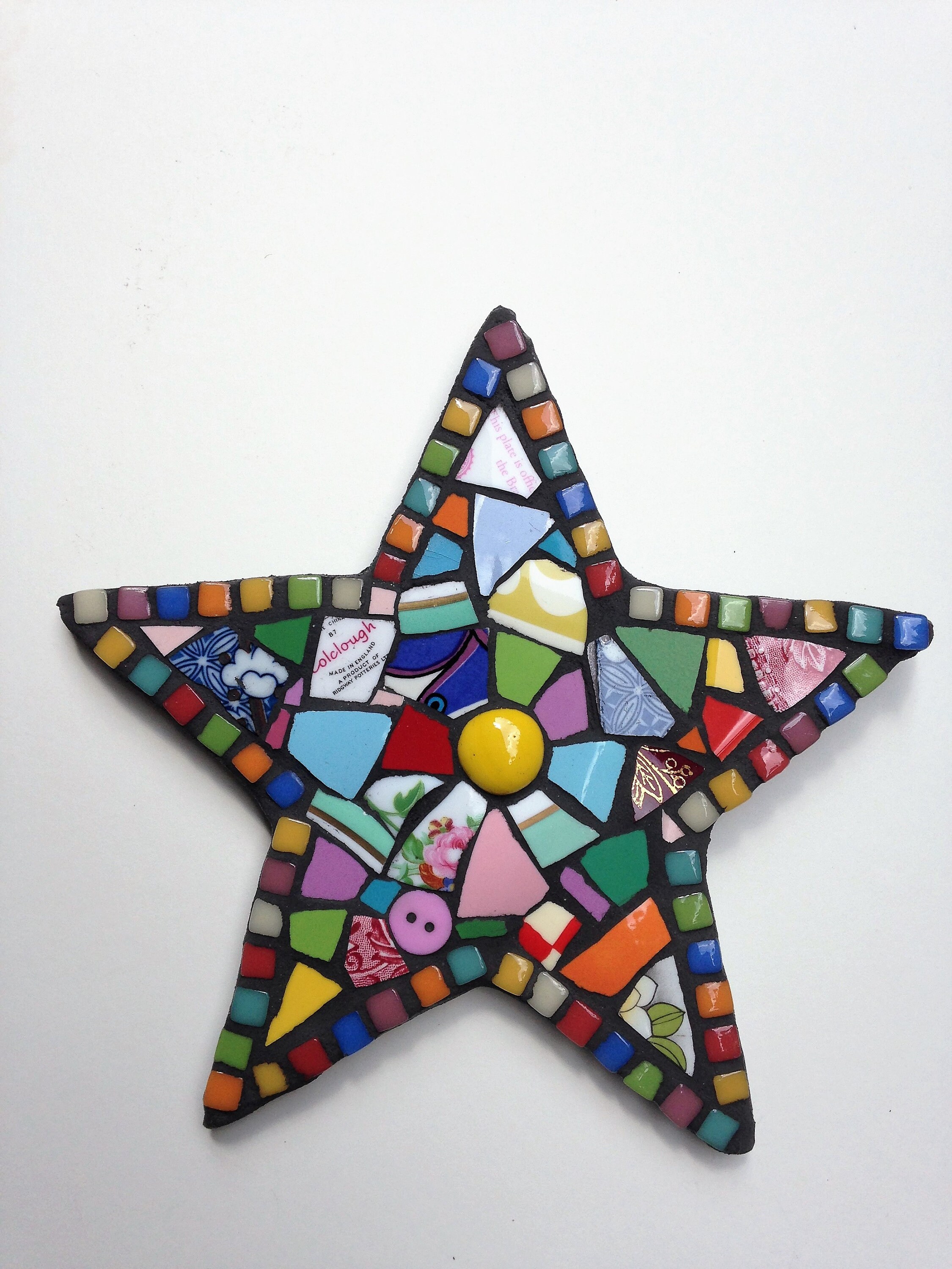 Star Mosaic Star Star Decoration Mosaic star Mosaic Art Etsy