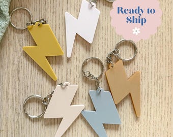 Lightening Bolt Keyring, keyring, Key ring, Gift Ideas, Key ring Gift, Kids Gift Ideas, Bag Decoration