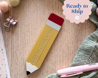 Teachers Gift, Thank you Gift, Last Day of School, Magnet Gift, Teacher Pencil , Gifts for Teacher, Personalised Teacher Gift, Pencil Magnet