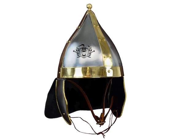 Roman Auxiliary Archer Helmet: 18 Gauge Steel Larp Reenactment Helmet