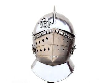 Burgonet Helmet With Visor