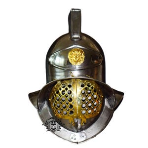 Roman Helmet, Mild Steel Murmillo Type 2 with Leather Liner