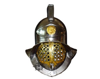 Roman Helmet, Mild Steel Murmillo Type 2 with Leather Liner