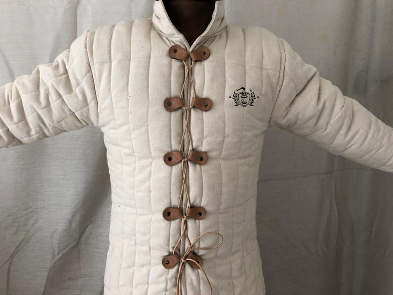 Medieval Padded Cotton Gambeson: Viking LARP Armor Padding - Etsy