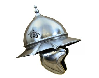 Celtic Roman Agen Helmet: 18 Gauge Mild Steel Reenactment Armor