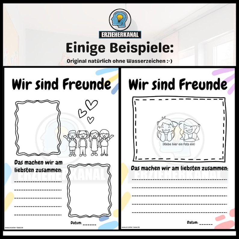 Portfolio Vorlagen Kita Beispiele