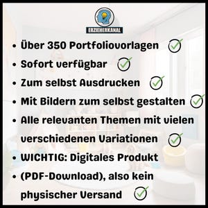 Portfoliovorlagen für Kindergarten