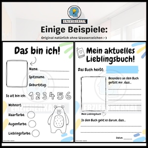 Portfolio Vorlagen für Kindergarten, Kita und Krippe Portfolio Vorlage