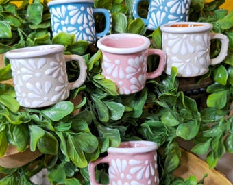Mexican Barro Expresso cup- Jarrito pequeño- coffee cup - gift - co-worker gift exchange - coffee bar