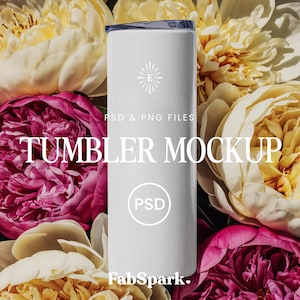 Mockup beker, mockup POD beker, mockup beker 20oz, mockup magere beker, mockup slim object, mockup magere beker Photoshop