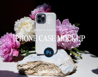 Photoshop Iphone Case Mockup, PS Iphone Case Mockup, Phone Case Mockup, Smartphone Case Mockup, Tough phone Case Mockup, PSD Case Mockup
