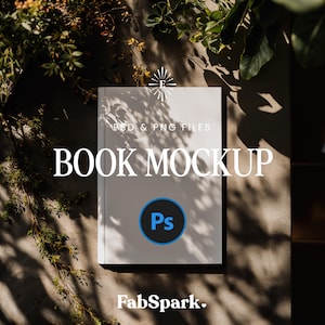 PSD Book Cover Mockup, POD Journal Cover Mockup, Canva Book Mockup, Photoshop Book Mockup, Printify Hardcover Book, Blank Book, Ebook Mockup