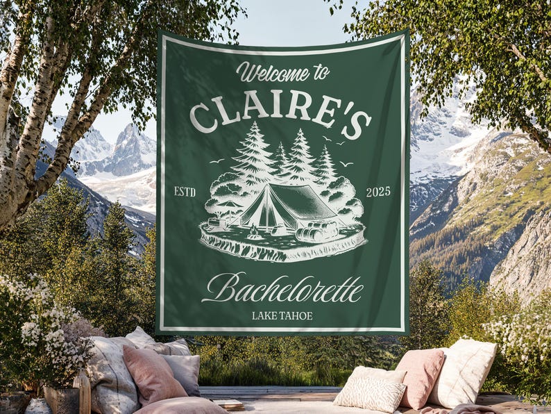 Camping Vertical Blank Tapestry Mockup PSD Banner Template For Camping vertical blank tapestry mockup psd banner template for
