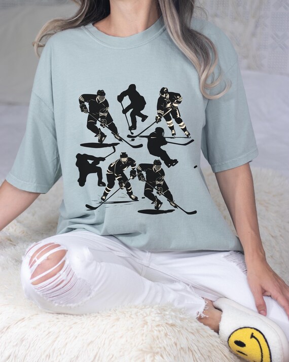Hockey Lover T-shirt, Athlete Shirt, Hockey Mom Apparel, Dad Gift, Sports  Fan Tee, Gift for him, Vintage Ice Hockey