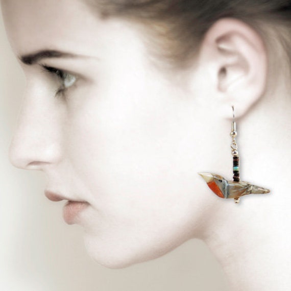 Fetish Robin Earrings, Matt Mitchell, Robin earri… - image 2