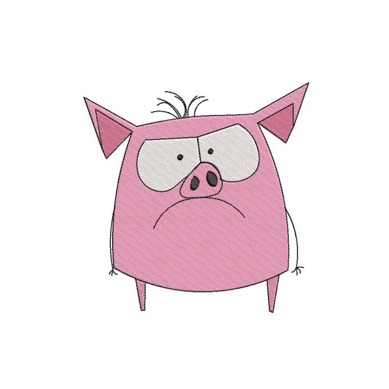 Little Pig Machine Embroidery Design - Baby Machine Embroidery Pattern ...