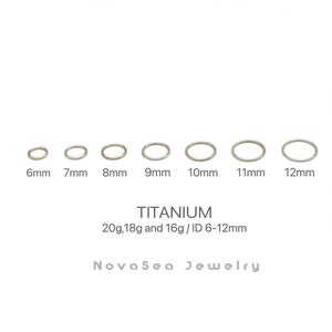 20G/18G/16G titanium scharnierende neusring segment - septumring - neusring - hoepel - naadloze scharnierende clickerringen - kraakbeenringen