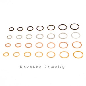 20G/18G/16G Titanium Hinged Segment Nose Rings - Nose Hoops - Hoop Earrings - Septum Rings - Seamless Hinged Clicker Hoops - Cartilage Hoop