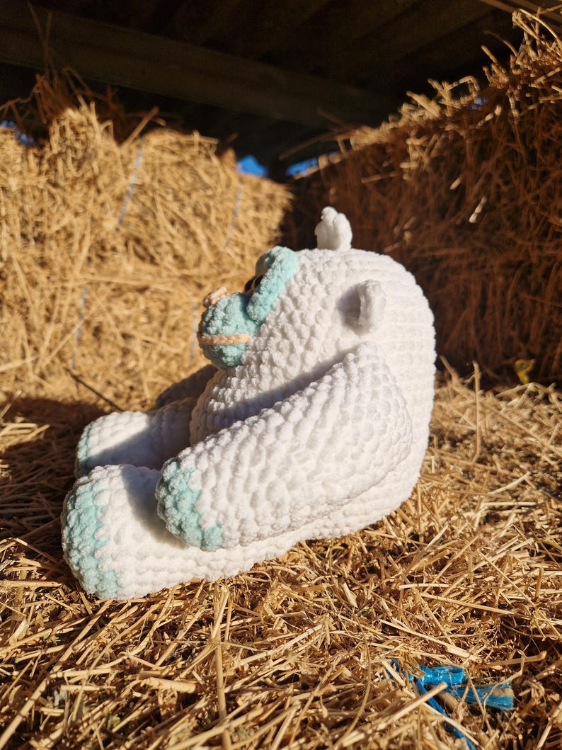Crochet Yeti PDF Pattern, Amigurumi White Riller Plush Toy Tutorial ...