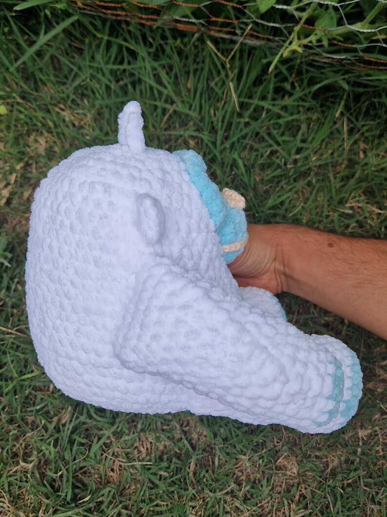 Crochet Yeti PDF Pattern, Amigurumi White Riller Plush Toy Tutorial ...