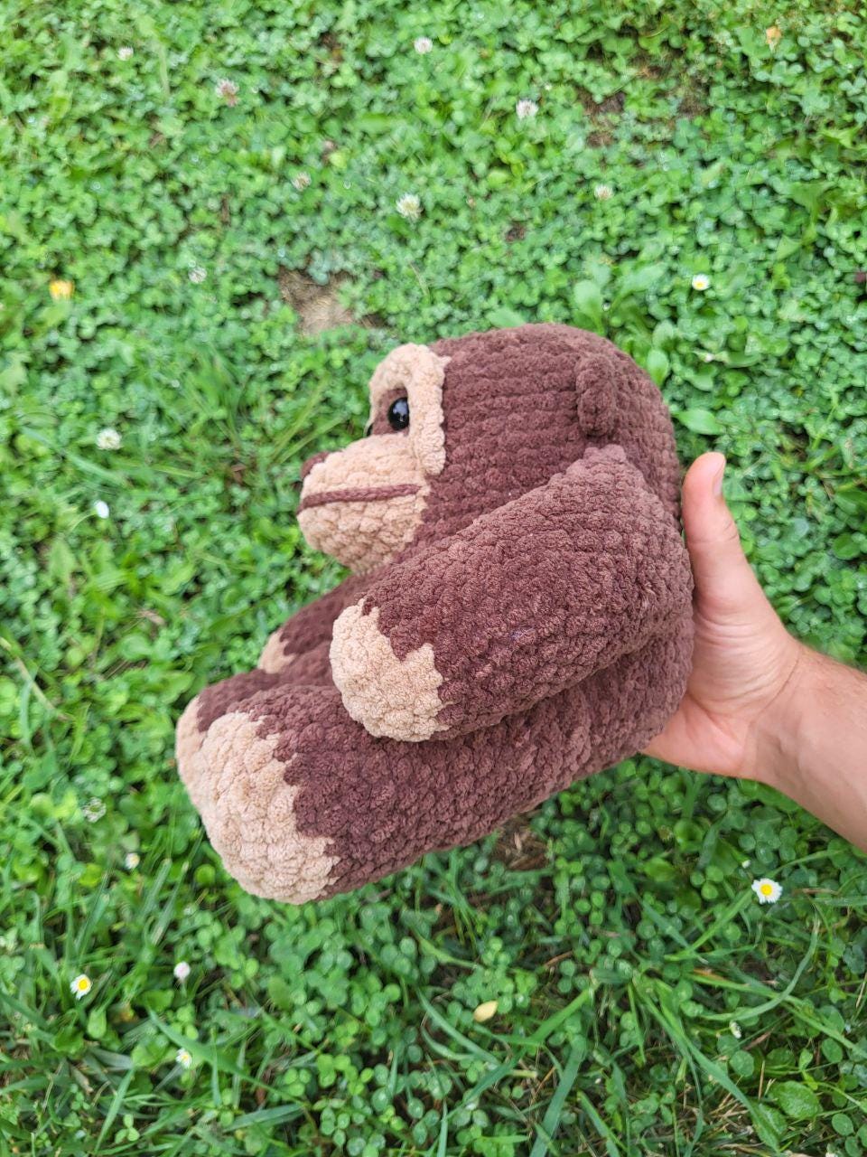 Crochet Monkey PDF Pattern, Amigurumi Riller Plush Toy Tutorial, DIY ...