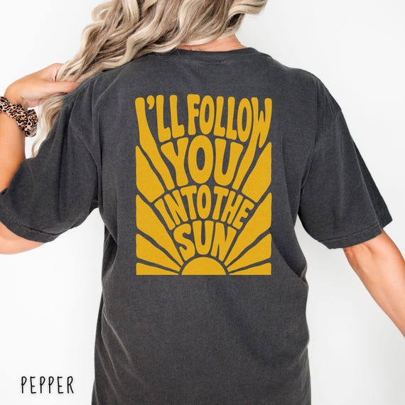 Into the Sun BTS Shirt, Comfort Colors, Vintage Retro Graphic, Oversized Shirt, Trendy Tee, Gift for KPop Lover, Trending Shirt