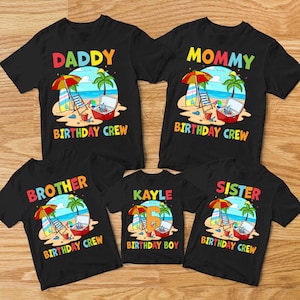 Personalized Summer Birthday Shirt, Beach Birthday Shirt, Fun in the sun birthday, Pool Birthday Shirt, Pool Party Shirt,Birthday Pool Party
