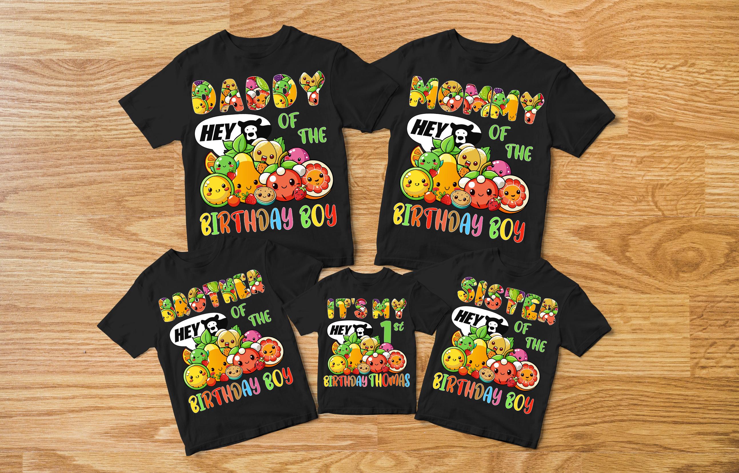 Fruit Birthday Shirt, Hey Bear Sensory Birthday Shirt, Dancing Fruit Shirt, Hey Bear Shirt, Fruit Family Birthday Boy Girl Shirt, Birthday