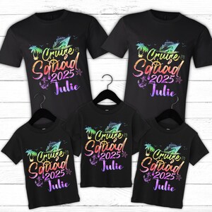 Custom Cruise Squad 2025 Shirt, Cruise Squad Shirt, Custom Cruise Squad Group Shirt for 2025 Season, Custom Family Cruise Shirts, Cruise