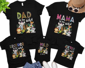 Wild One Birthday Shirt, 1st Birthday Shirt, Family Wild One t-shirt, Matching Wild One Shirts, Mommy of the Wild One, Wild One, Wild Mom