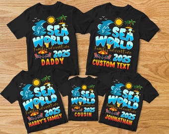 Sea World Family Shirt, Sea World 2026 Trip Shirt, Sea World Family Adventure Group Shirt, Seaworld Family Vacation Shirt, 2026 Family Shirt