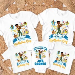 Custom Gracie Shirt Birthday Boy Corner Shirt Family Matching Birthday Boy Shirt Corner Birthday Shirt Kids Personalized Birthday Shirt
