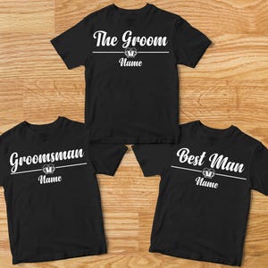 Personalized Bachelorette Party Custom Text Shirt, Print Bachelorette Party Matching Shirts, Bachelorette Party, Groomsman Shirt, Text Shirt