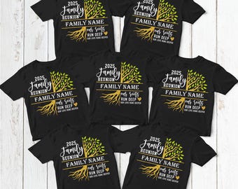 Our Roots Run Deep Shirt, Our Love Runs Deeper Shirt, Custom Family Reunion Shirt, Family Reunion Shirt, Family Tree Shirt,Family Name Shirt
