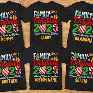 Family Christmas 2025 Making Memories Together Shirts, Christmas Family Shirt, Christmas Group Shirt, Christmas Pajamas,Christmas Theme Tees