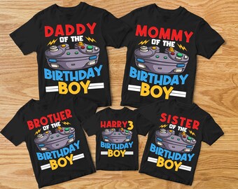 Gamer Birthday Shirt, Matching Family Birthday Shirt,Level Up Gamer,Gamer Family Shirt, Gift For Birthday, Gamer Birthday Shirt, Gamer Theme