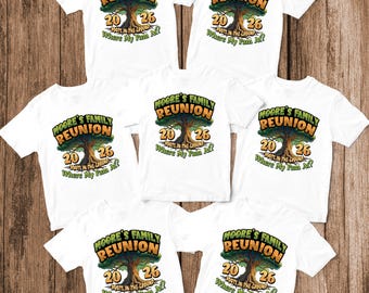 Where The Fam At Family Reunion 2026 Shirt, Family Reunion Shirt 2026, Roots in the Ground Shirt, Custom Family Name Matching Heritage Shirt