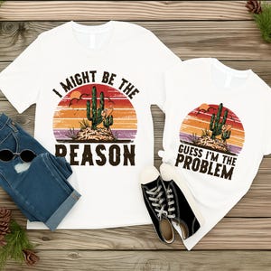 I&#39;m The Problem You Might Be The Reason, Wallen Tshirt, Country Concert Couples Shirts, Western Comfort Colors, Country Music Matching Shirt